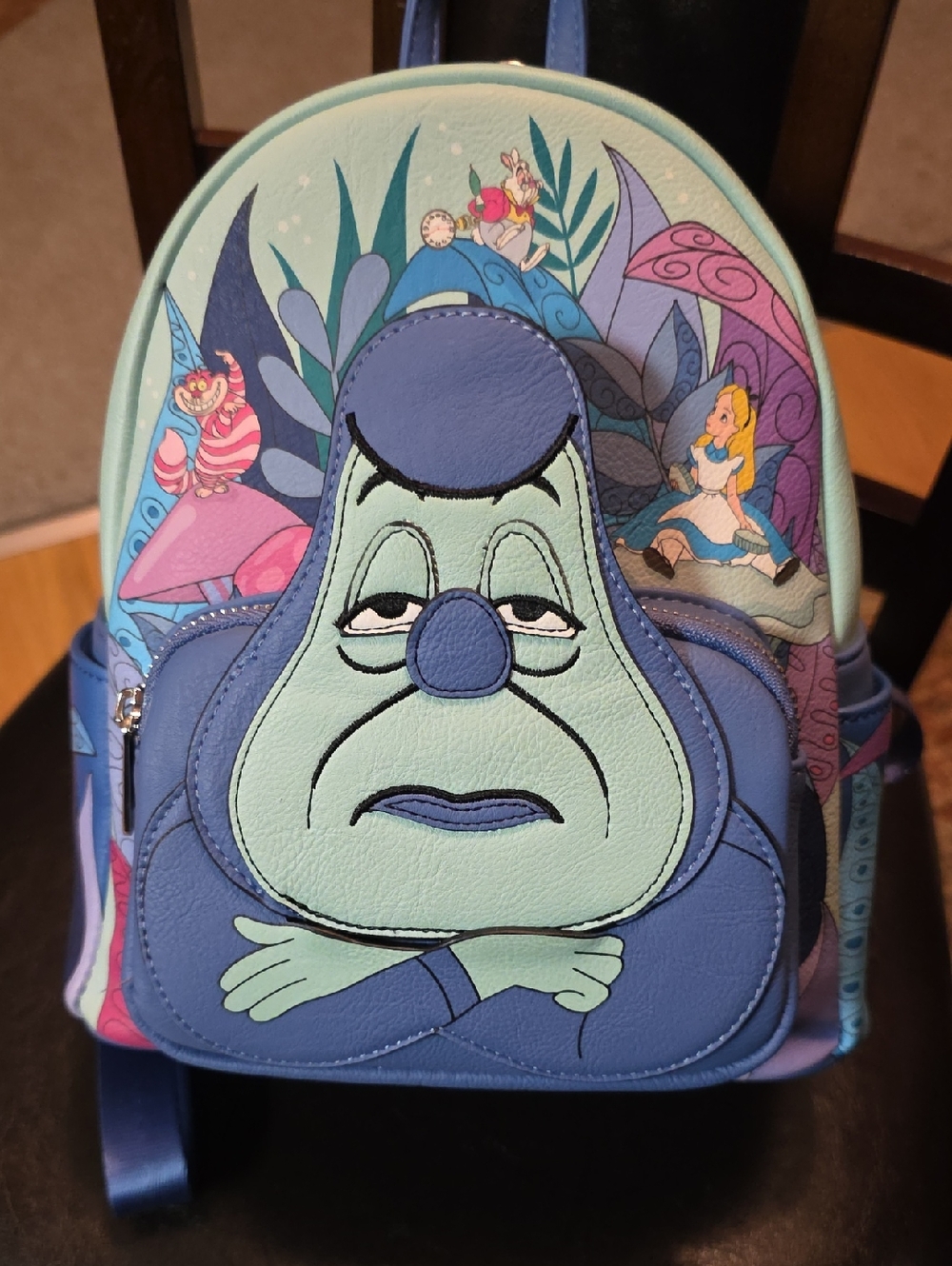Loungefly Disney Parks Alice In Wonderland Backpack - Lilac, Pink & Mint